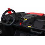 Elektrické autíčko Buggy ATV Racing Dvojmiestne!!! Červené - 4 X 200 W - 24V7Ah